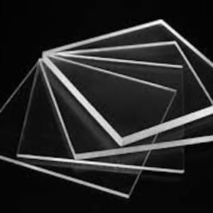 Feuille acrylique transparente de plexiglas, 2mm d'épaisseur carrée de  grande taille, feuilles teintées/plaque de plexiglas, feuille acrylique
