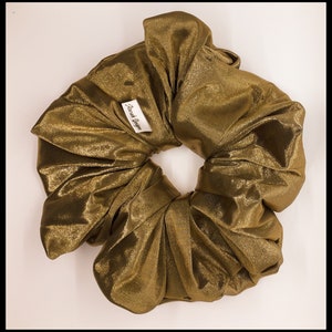 Jumbo Size Scrunchie - The Sandy - Gold with a shimmer