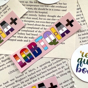 LGBTQIA+ STICKERS | Queer Stickers | Pride Stickers | Kindle Stickers | Colourful Stickers | Laptop Stickers | Water Bottle Stickers |