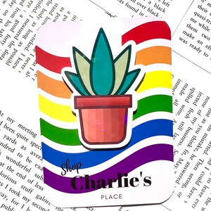 PLANTLOVERS MAGNETISCHES LESEZEICHEN | Buntes Magnet & Holographisches Lesezeichen | Bücherwurm Geschenke | Buchliebhaber Lesezeichen | Lesezeichen Lesezeichen |