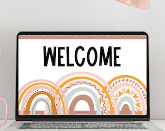 Diapositives pour la rentrée scolaire | Portes ouvertes | Slides Google modifiables