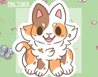 Calico Cat | Premade PNG Tuber | Reactive Images