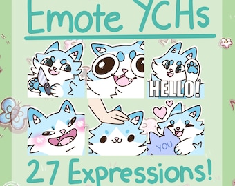 Custom YCH Emote: Your Character Twitch Emote Digital Sticker