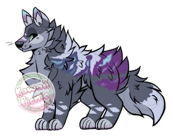 Wolf Furry Fursona Design