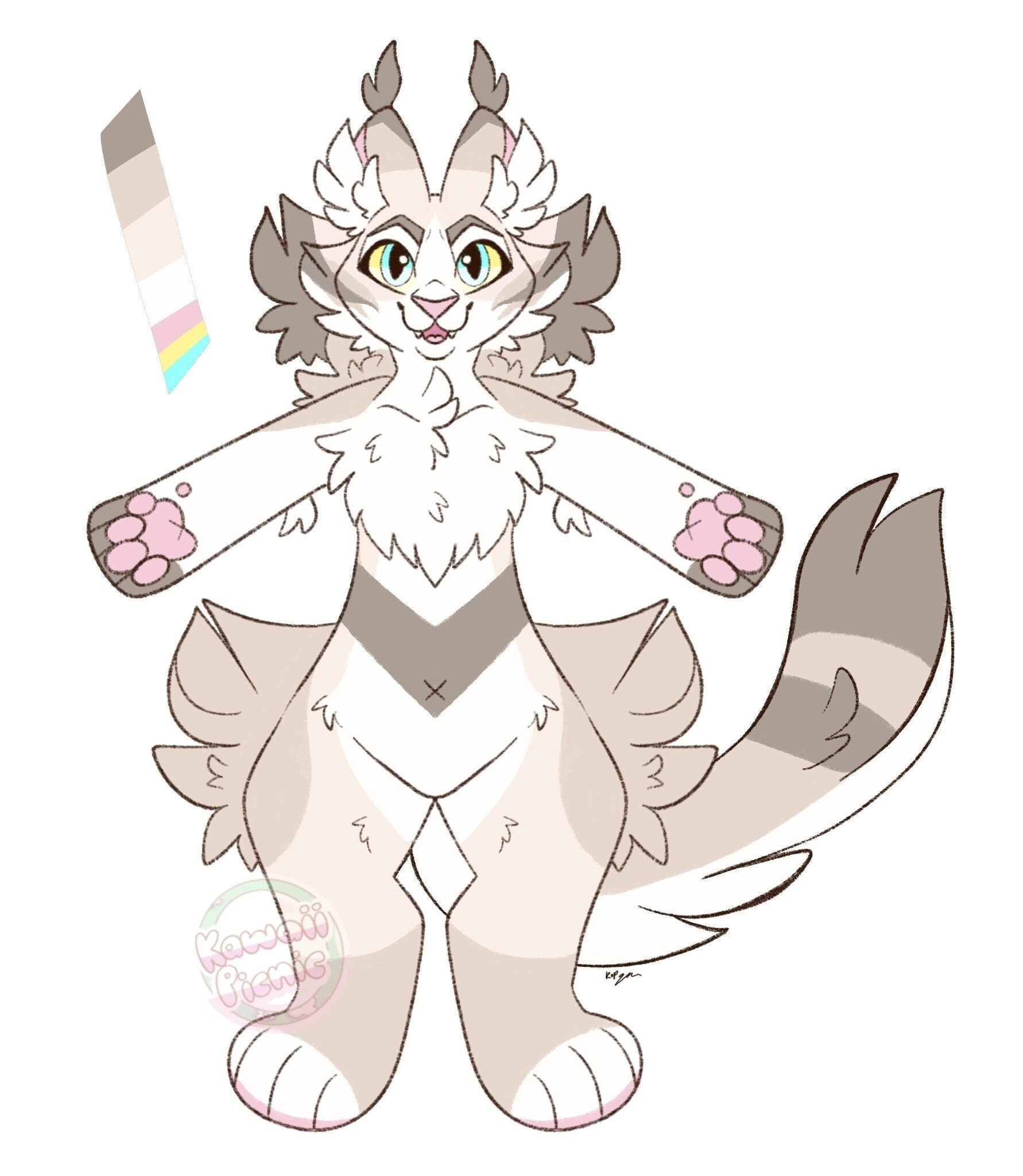 Cat Furry Fursona Design Etsy