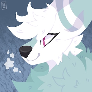 Furry Lineless Icon Commissions