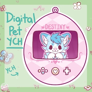 YCH Custom Art: Your Character Furry Digital Pet