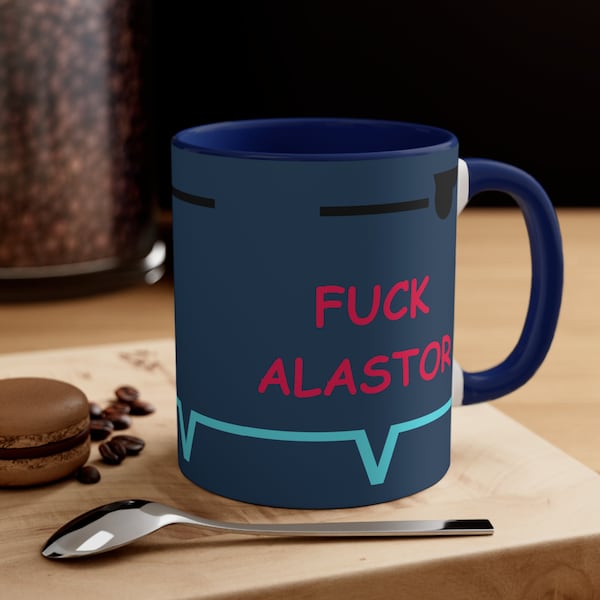 Hazbin Hotel Inspired, Vox, F**k Alastor Mug, Radio Demon, Alastor, Helluva Boss, Funny 11oz Mug