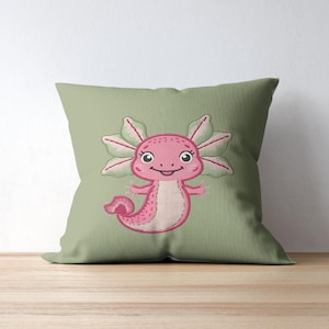 Axolotl Pillow Case