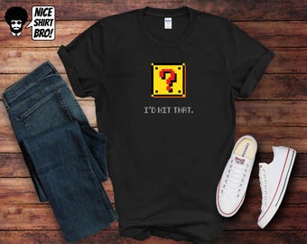 Super Mario Bros Mystery Block T-Shirt: Retro Gamer Gift