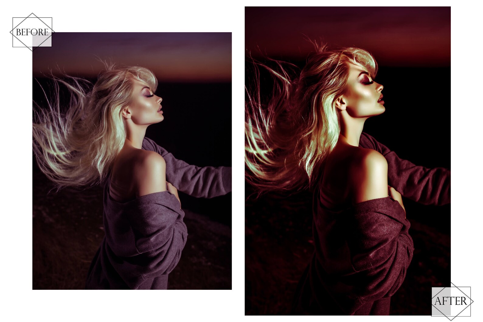 12 Mobile Lightroom Presets, Lovely Date Mobile Preset, Moody Filter