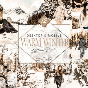 12 Warm Winter Lightroom Presets, Holiday Season Preset, Brownie Snow Desktop LR Filter, DNG Portrait Lifestyle, Top Theme, Autumn Blogger