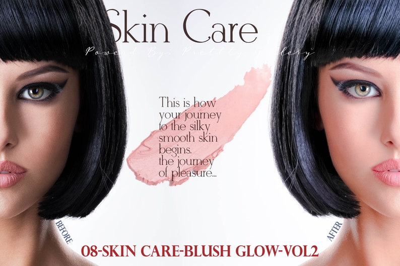 12 Skin Care Actions Soft Retouch ACR Preset Etsy