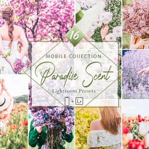 16 Mobile Lightroom Presets, Paradise Scent Mobile Preset, Summer Filter, Lifestyle Preset Instagram Presets, Blogger Preset, DNG Presets