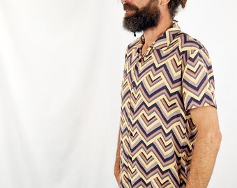 Okre zigzag shirt