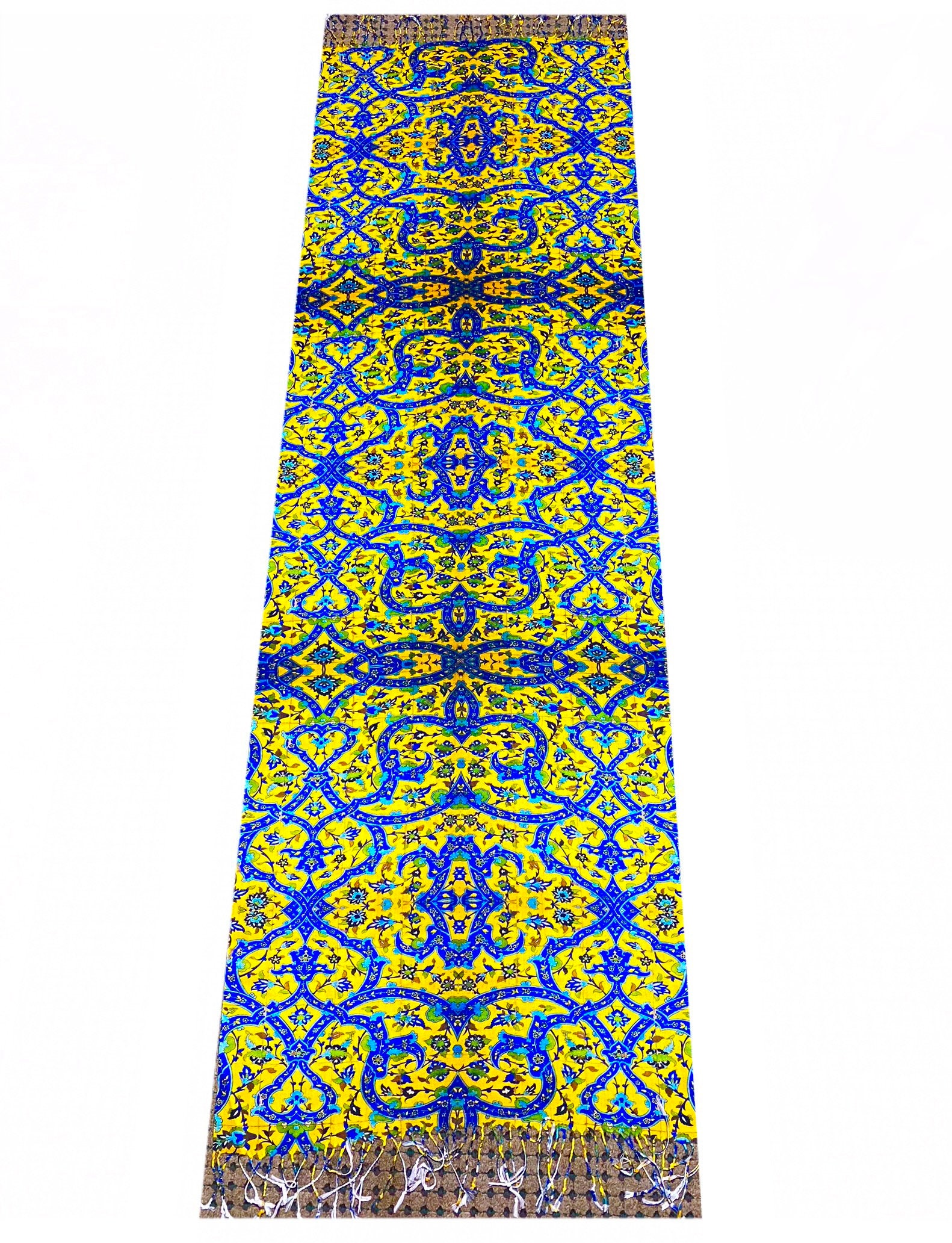 Farsi Calligraphy & Tile Style Persian Scarf - Etsy