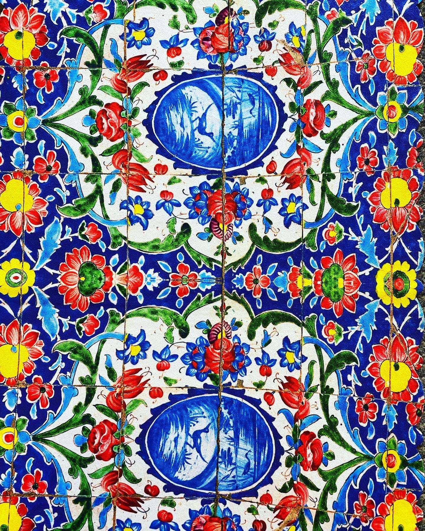Farsi Calligraphy & Tile Design Persian Table Runners - Etsy