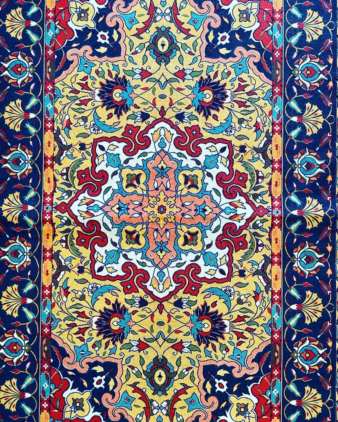 Farsi Calligraphy & Tile Design Persian Table Runners - Etsy