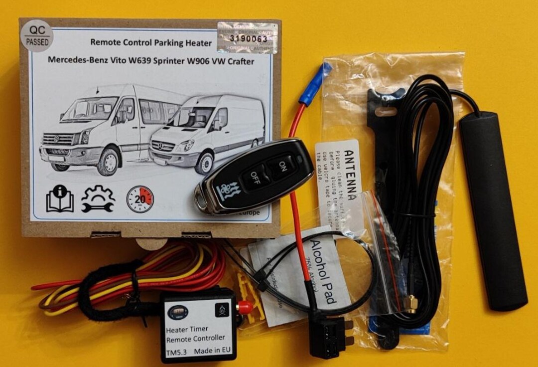 Remote Control Mercedes Sprinter Remote Control for Auxiliary Heater for Sprinter W906, Vito W639 ...