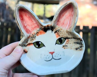 custom cat, spoon rest, personalized gift, pet portrait, kitchenware, pet lover gift