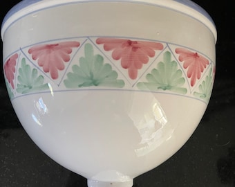 Vintage Wall Pocket. Hand painted in Italy for Pier One. Wall Vase, Hanging Flower Pot, Wall Decor