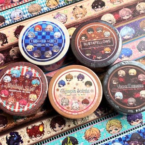 Otome Game Washi Tape Chibi Head Series