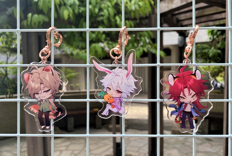 Otome Game Piofiore Acrylic Keychain 画像 3