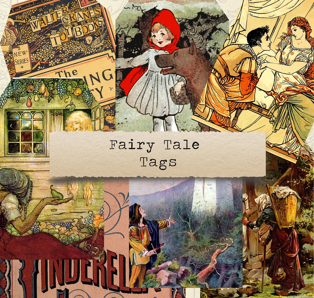 Fairy Tale Tags - Ephemera, Junk Journal, Snail Mail, Printable ...