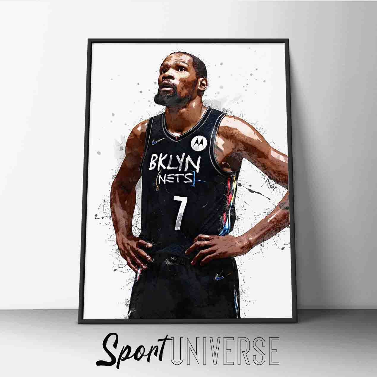 Professional Basketball Player Brooklyn Nets Kevin Durant Personality  Wallpaper Poster Decorative Painting Canvas Wall Art Living Room Posters  Bedroom Painting 28x42inch(70x105cm) : : Home