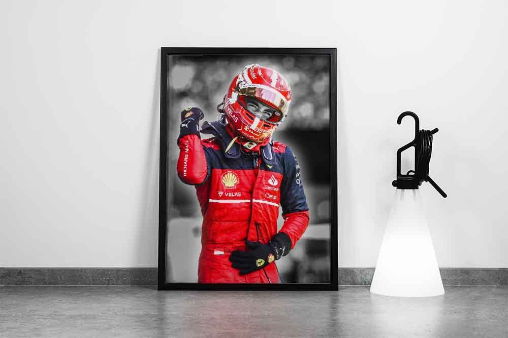 Affiche Charles Leclerc Formule 1 vendu par OKEY ON WALL | SKU 1174890
