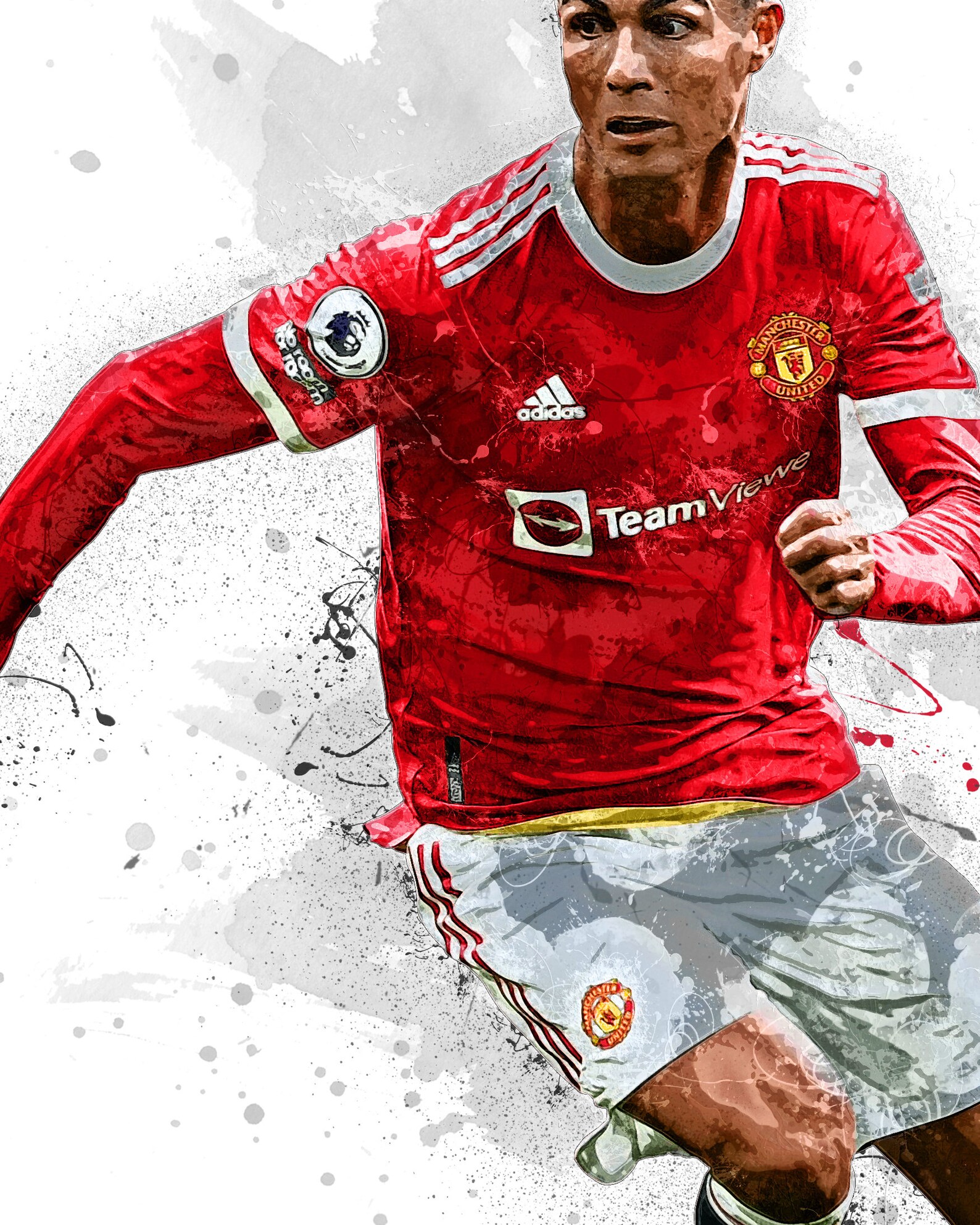 Ronaldo poster Cristiano Ronaldo print Canvas print CR7 | Etsy