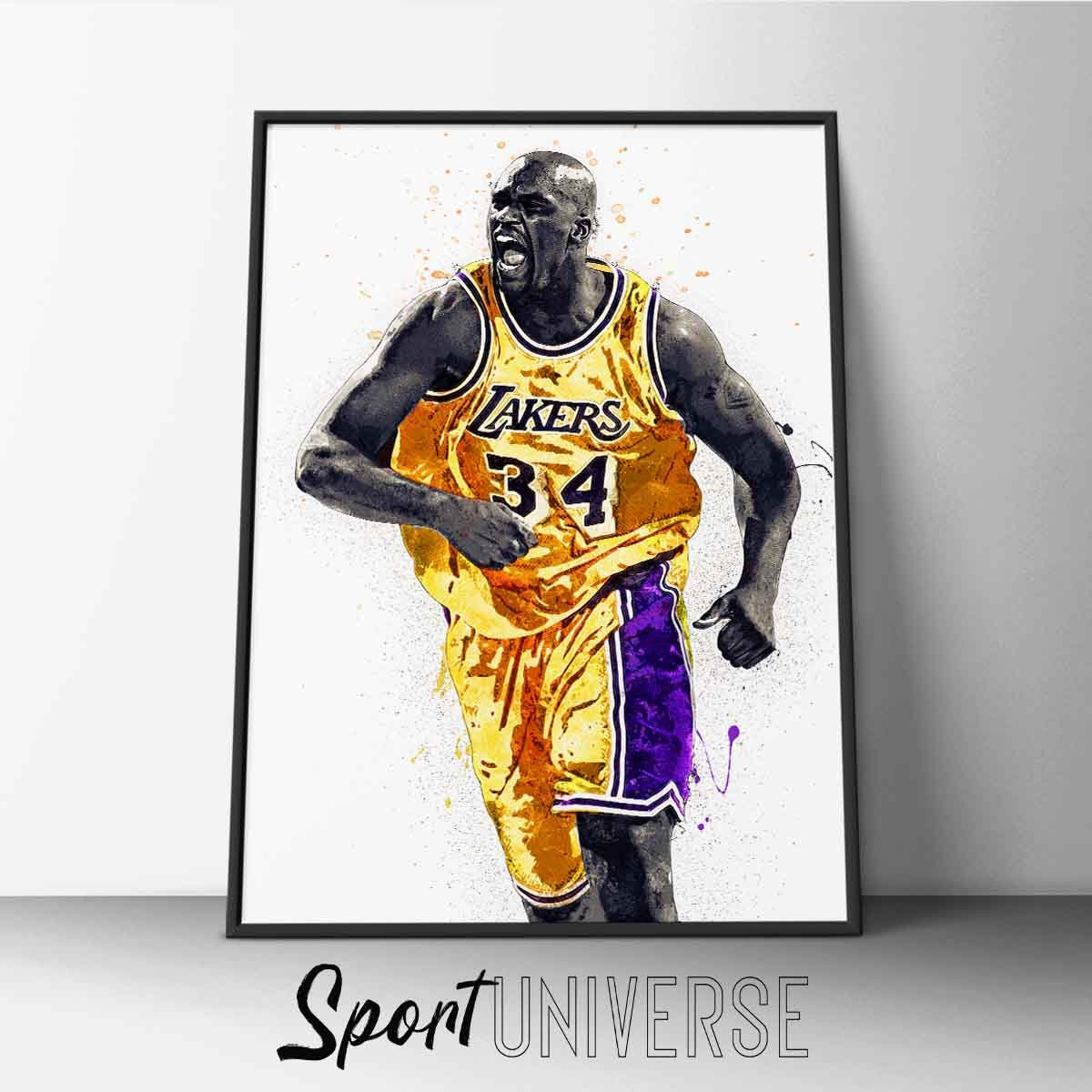 Shaquille O'Neal Rim Shaker Orlando Magic Rookie-Year Poster - Costa –  Sports Poster Warehouse