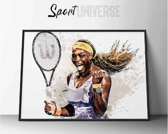 Serena Williams Art - Etsy