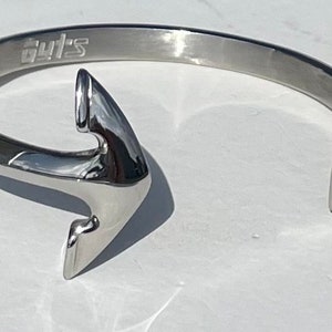 Pulsera de ancla de acero inoxidable, joyería náutica