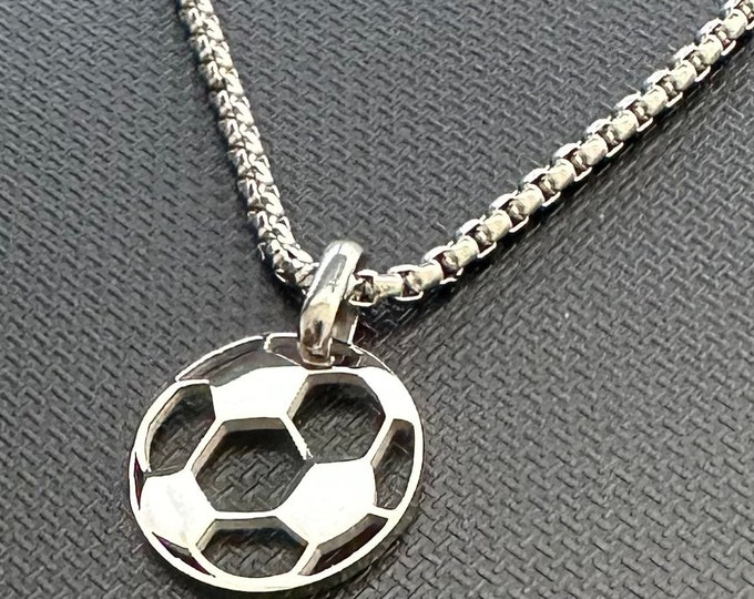 Soccer necklace, Soccer ball necklace, sport gift, Soccer jewelry, Soccer pendant, sport jewelry, Soccer jewelry, Soccer gift, Soccer ball