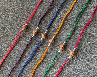 Simple Rudraksh Rakhi