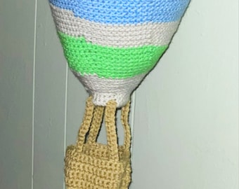 PRINTABLE- Crochet Hot Air Balloon Amigurumi, PDF