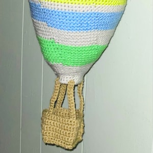 PRINTABLE- Crochet Hot Air Balloon Amigurumi, PDF