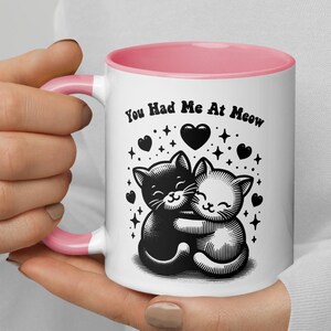 Cat Christmas Gift Mug For Girlfriend FunnyValentine&#39;s Gift Mug Heartwarming Valentine&#39;s Gift for Cat Parent Fun Birthday Gift Mug
