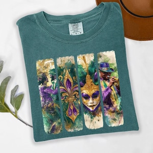 Comfort Colors Mardi Gras Shirt Mardi Gras Carnival Shirt Mardi Gras Tee New Orleans Mardi Gras Birthday Gift T Shirt Fat Tuesday T Shirt