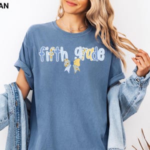 Fifth Grade Teacher Shirt Christmas Gift For A Teacher Appreciation Gift T-shirt Back to School Fifth Grade Teacher Shirt 5th Grade