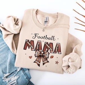 Football Mama Sweatshirt Gift For Football Mom Sweater For Game Day Sweatshirt For Football Mama Gift Sweater For Mother's Day Football Gift