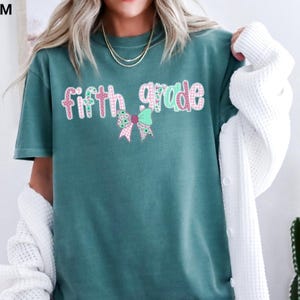 Fifth Grade Teacher Shirt Christmas Gift For A Teacher Appreciation Gift T-shirt Back to School Fifth Grade Teacher Shirt 5th Grade