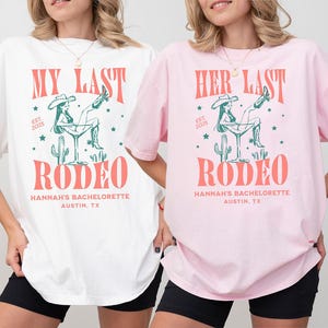 Comfort Colors Custom Cowgirl Bachelorette Shirt Personalized Bachelorette Tee Country Girl Texas Last Rodeo Bachelorette tshirt Western Tee