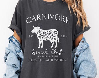 Comfort Colors Carnivore Diet Gift T-Shirt Carnivore Tee Carnivore shirt for Meat eaters Gift Tee For meat Lovers tee Carnivore gift Shirt