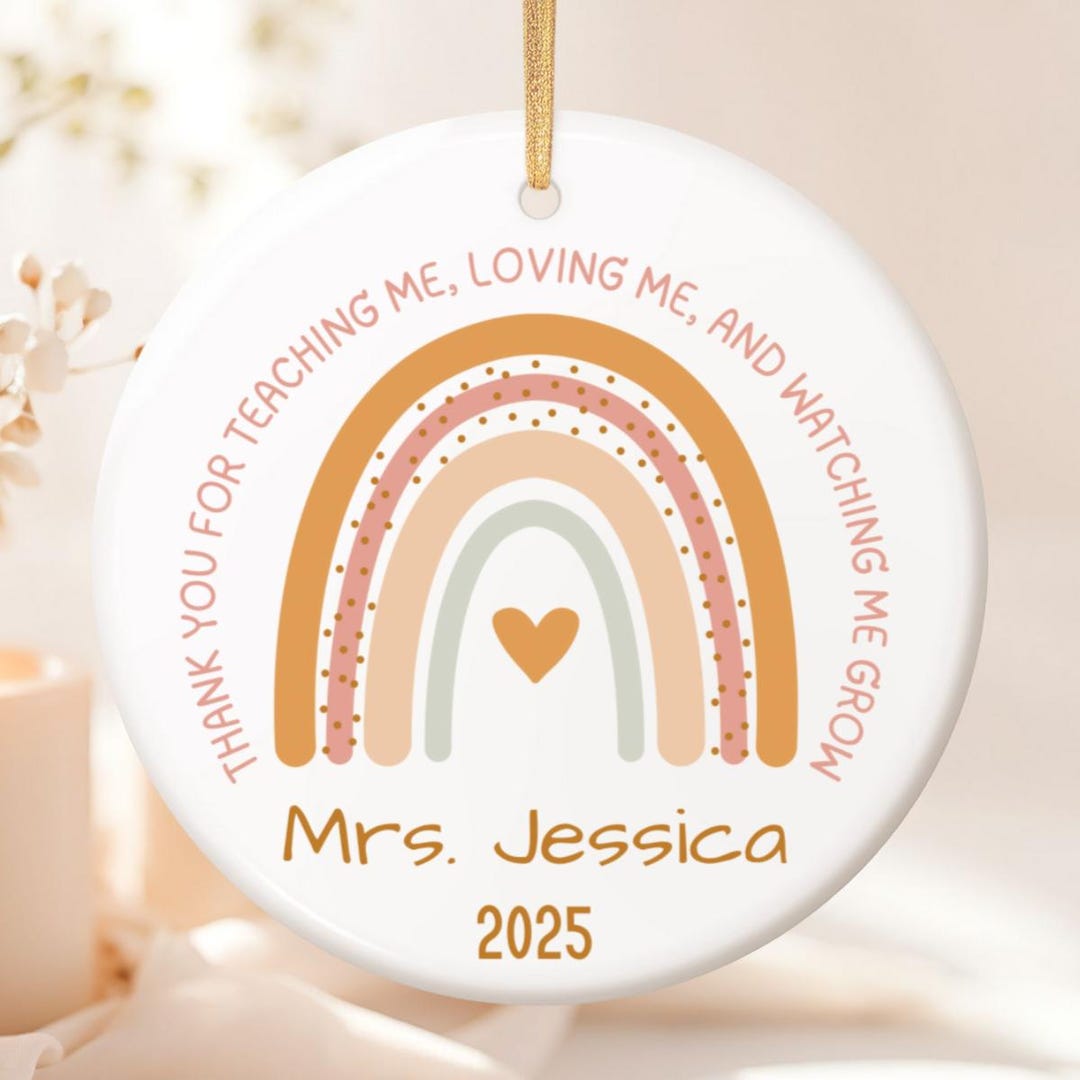 Personalized Teacher Appreciation Gift for A Teacher Thank You Custom ...