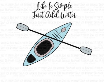 Free Live Love Kayak Svg