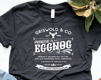 Griswold & Co Premium Eggnog Shirt, Clark Griswold Shirt, Christmas Party Tee, Funny Xmas Shirt, Merry Christmas Tee, Christmas Vacation Tee