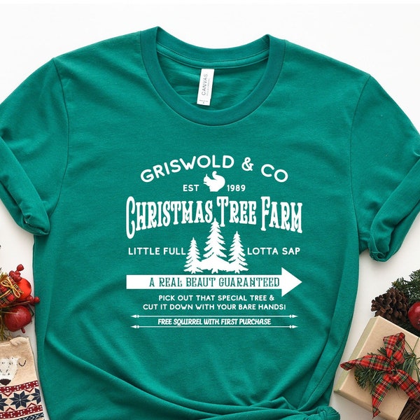 Griswold Co Shirt, Christmas Tree Farm Shirt, Little Full, Lotta Sap, Christmas Vacation Shirt, Gifts For Farmer, Funny Christmas Shirts