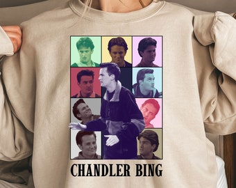 Retro Chandler Bing Shirt, RIP Matthew Perry Shirt, Friends Chandler Bing Sweatshirt, Retro Matthew Perry Sweatshirt,  Retro Friends Shirt
